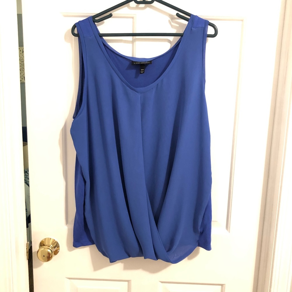 Lane Bryant royal blue shirt